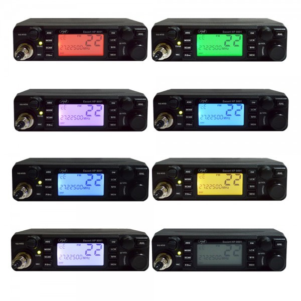 Pachet statie radio auto CB PNI Escort HP 9001 + Antena CB PNI ML100 lungime 100cm + Baza magnetica [2]