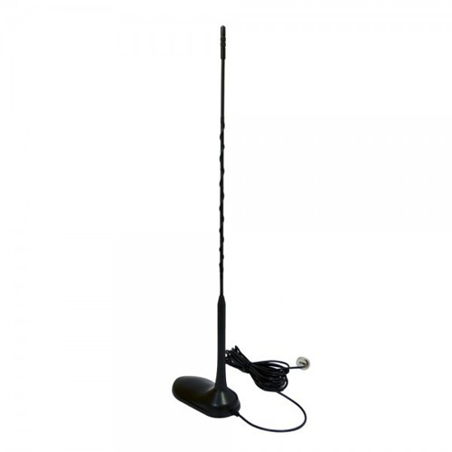 Pachet statie radio auto CB President BARRY II ASC AM/FM, Roger Beep, NB, ANL, Port USB, VOX, 12V/24V + Antena CB PNI Extra 45 lungime 45cm + Baza magnetica [14]