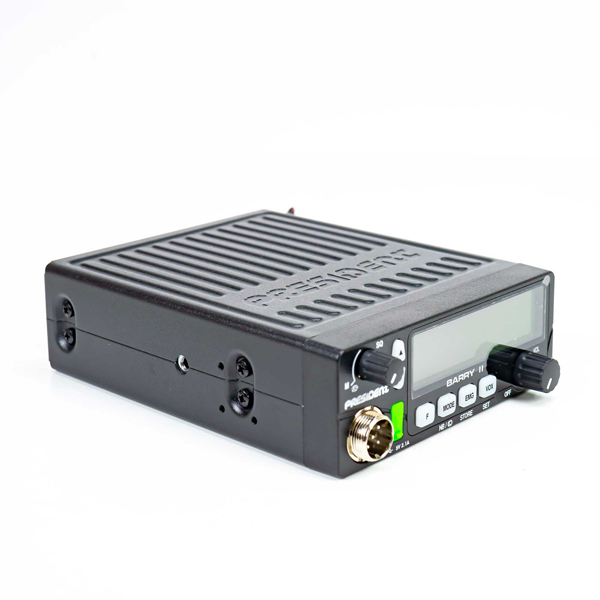 Pachet statie radio auto CB President BARRY II ASC AM/FM, Roger Beep, NB, ANL, Port USB, VOX, 12V/24V + Antena radio CB PNI ML160 lungime 155cm + Baza magnetica [9]