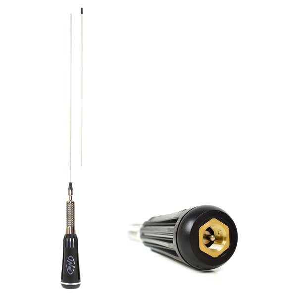 Pachet statie radio auto CB President RANDY III Mobile + Antena CB PNI LED 2000 cu filet SO-239, lungime 90 cm [15]