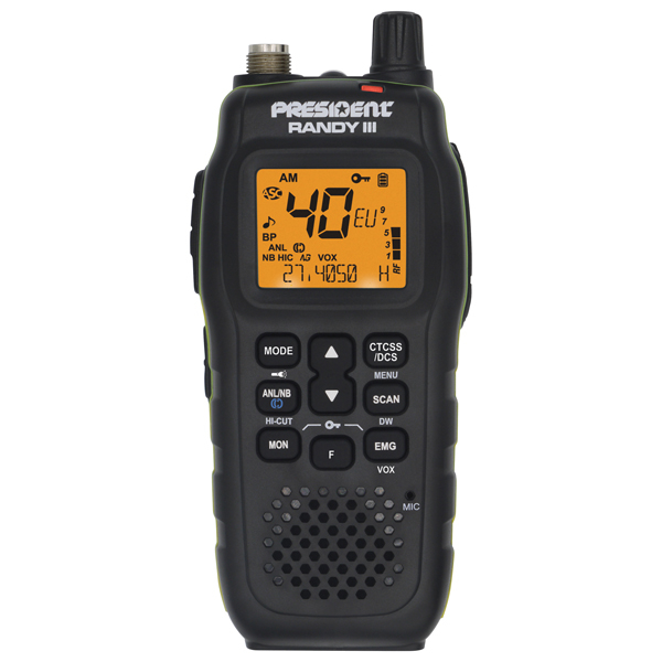Pachet statie radio auto CB President RANDY III Mobile + Antena CB PNI ML100 lungime 100cm + Baza magnetica [3]