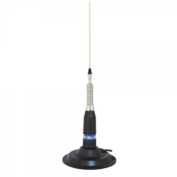 Pachet statie radio auto CB President RANDY III Mobile + Antena radio CB PNI ML160 lungime 155cm + Baza magnetica [12]