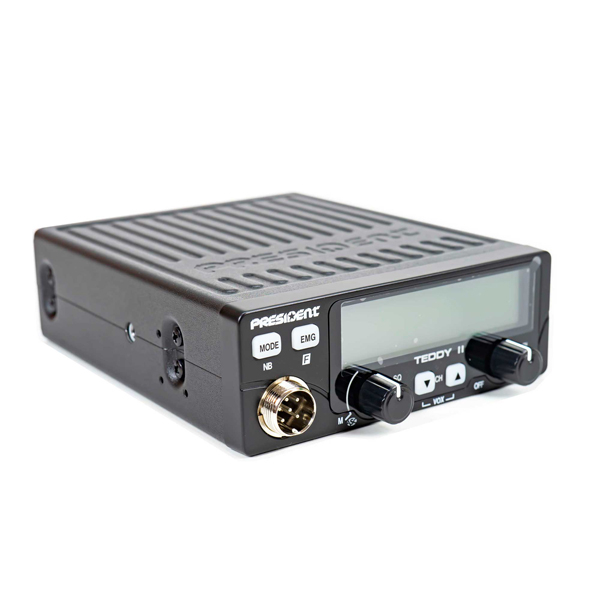 Pachet statie radio auto CB President Teddy II ASC, 12V + Antena CB PNI ML70 lungime 70cm + Baza magnetica [3]
