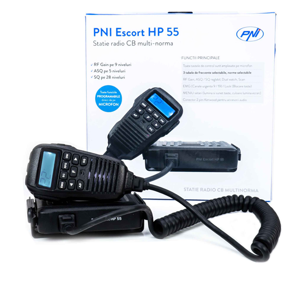 Pachet Statie radio CB PNI Escort HP 55 + Antena CB PNI S75 lungime 75cm + Baza magnetica [4]
