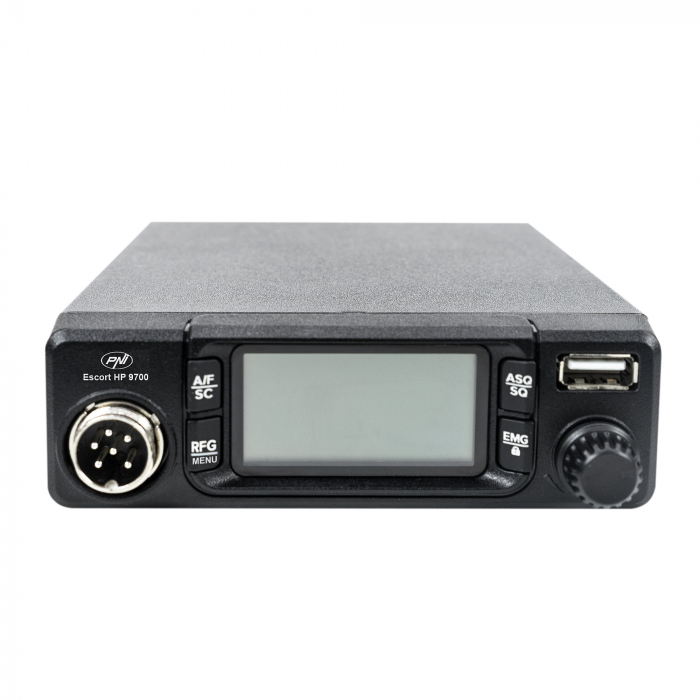 Pachet statie radio CB PNI Escort HP 9700 USB, ANC, ASQ, 12V / 24V, mufa de bricheta inclusa + Antena CB PNI Extra 45 lungime 45cm + Baza magnetica [3]