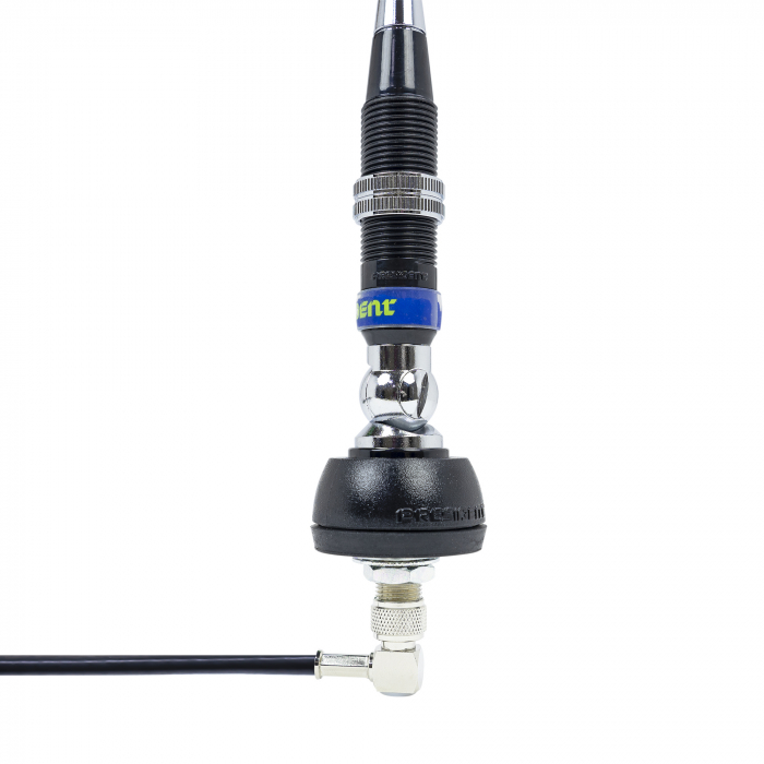 Pachet statie radio CB President BARRY II, 12V/24V + Antena CB President Iowa, lungime 102 cm cu montura + Cablu [5]