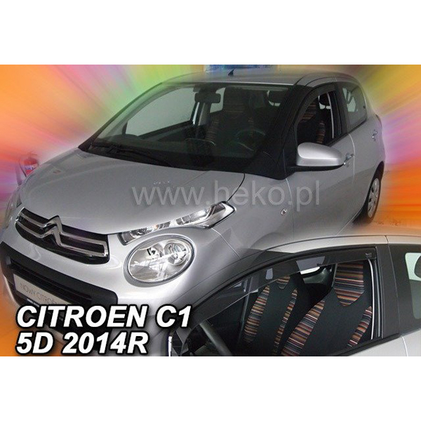 Paravant auto Heko pentru Citroen C1 / Peugeot 107 din 2005 - 2014 set 2/4 buc fata [2]