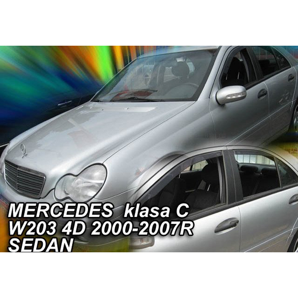 Paravant auto Heko pentru Mercedes Clasa C W203 din 2000 - 2007 set 2/4 buc fata [2]