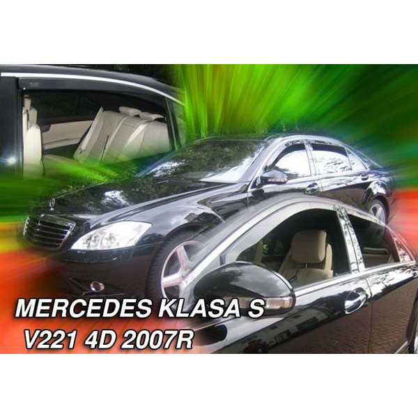 Paravant auto Heko pentru Mercedes Clasa S W221 lung din 2007 - 2013 set 4 buc fata si spate [2]