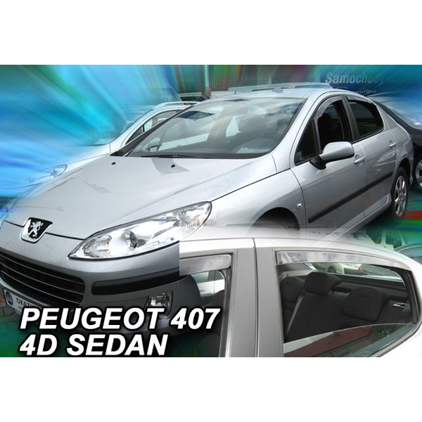 Paravant auto Heko pentru Peugeot 407 din 2004 - 2010 set 2/4 buc fata [2]