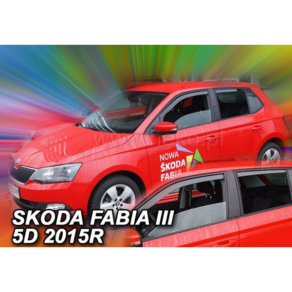 Paravant auto Heko pentru Skoda Fabia din 2014 - set 4 buc fata si spate [2]