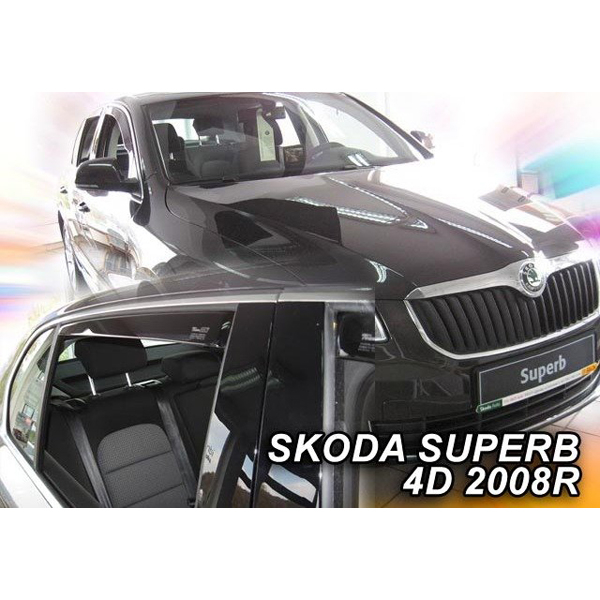 Paravant auto Heko pentru Skoda Superb din 2008 - 2015 set 2/4 buc fata [2]