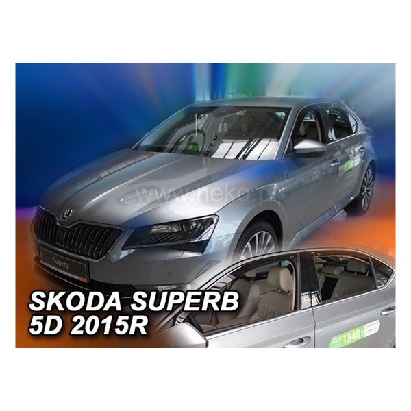 Paravant auto Heko pentru Skoda Superb din 2015 - set 2/4 buc fata [2]