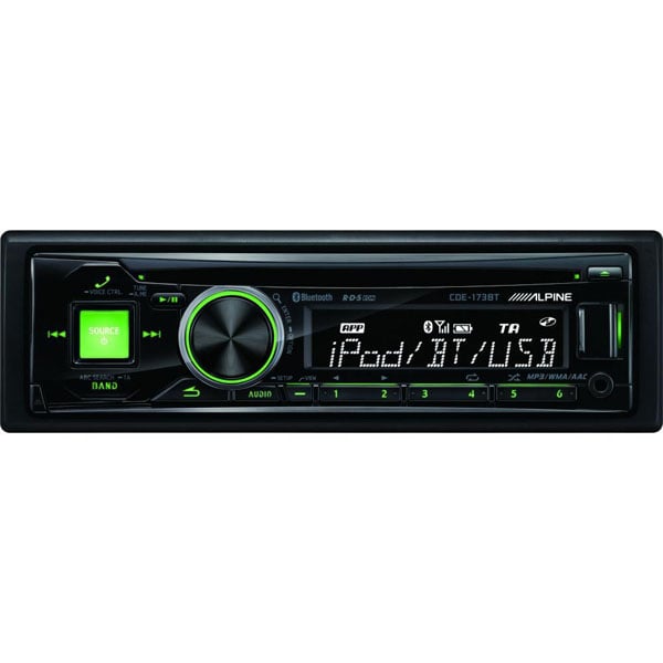 Player auto Alpine CDE-173BT, 4x50W, CD, FM, USB, AUX, Bluetooth, IPod/IPhone [2]