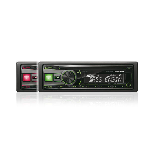 Player auto Alpine CDE-192R, 4x50W, CD, FM, USB, Aux, IPod/IPhone [2]