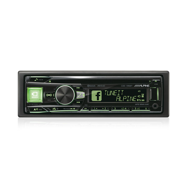 Player auto Alpine CDE-195BT, 4x50W, CD, FM, USB, Aux, Bluetooth, IPod/IPhone, Android [2]