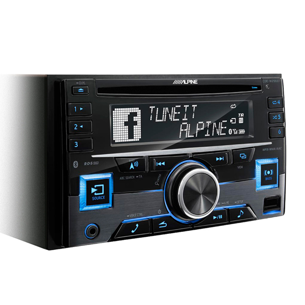 Player auto Alpine CDE-W296BT, 4x50W, CD, FM, USB, Aux, IPod/IPhone, Android [1]