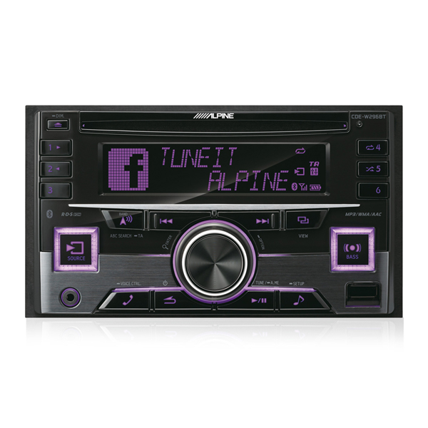 Player auto Alpine CDE-W296BT, 4x50W, CD, FM, USB, Aux, IPod/IPhone, Android [2]