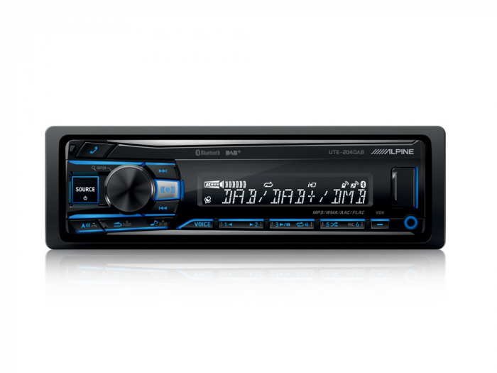 Player auto Alpine UTE-204DAB, 4x50W, FM, USB, Aux, Bluetooth, DAB+, IPod/IPhone, Android [2]