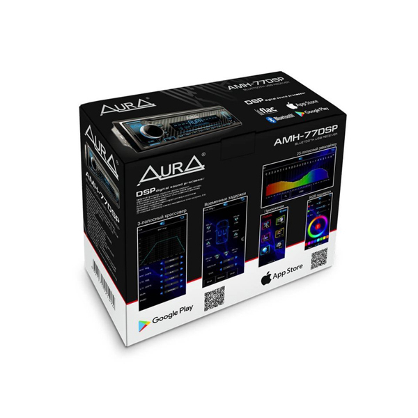 Player auto Aura AMH 77DSP, 4x51W, FM, USB, Aux, Bluetooth, DSP [3]
