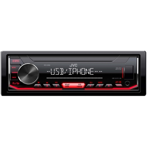 Player auto JVC KDX262, 4x50W, FM, USB, Aux, iPod/iPhone, Android [2]