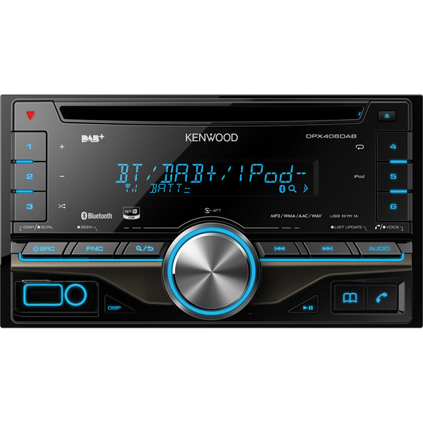 Player auto Kenwood DPX-406DAB, 4x50W, CD, FM, USB, AUX, Bluetooth, IPod/IPhone, Android [2]