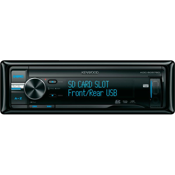 Player auto Kenwood KDC-5057SD, 4x50W, CD, FM, SD card, USB, Aux, IPod/IPhone [2]