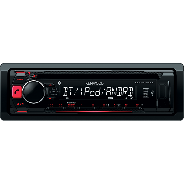 Player auto Kenwood KDC-BT500U, 4x50W, CD, FM, USB, Aux, Bluetooth, IPod/IPhone, Android [2]