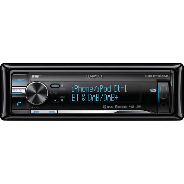 Player auto Kenwood KDC-BT73DAB, 4x50W, CD, FM, USB, Aux, Bluetooth, IPod/IPhone [2]