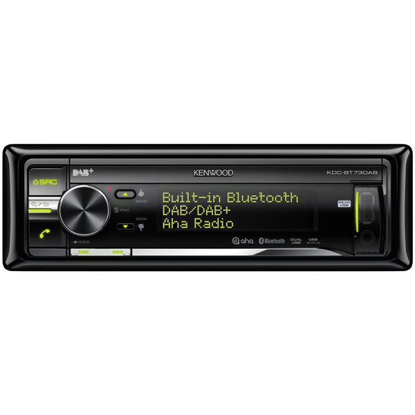 Player auto Kenwood KDC-BT73DAB, 4x50W, CD, FM, USB, Aux, Bluetooth, IPod/IPhone [6]