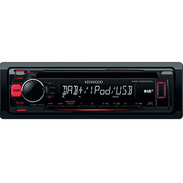 Player auto Kenwood KDC-DAB400U, 4x50W, CD, FM, USB, Aux, IPhone/IPod, Android [2]
