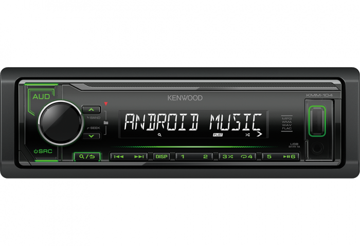 Player auto Kenwood KMM-104GY, 4x50W, FM, USB, Aux, Android [3]