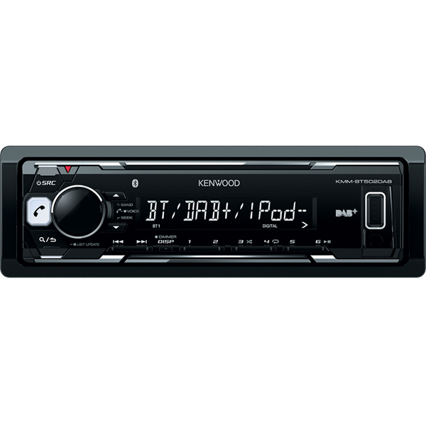 Player auto Kenwood KMM-BT502DAB, 4x50W, FM, USB, Aux, Bluetooth, IPhone/IPod, Android [3]