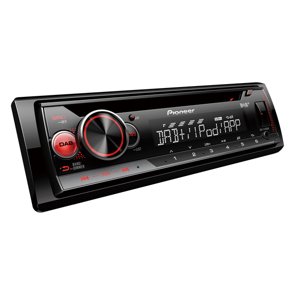 Player auto Pioneer DEH-S410DAB, 4x50W, CD, FM, USB, Aux, iPhone/iPod, Android, DAB+ [1]
