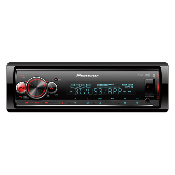 Player auto Pioneer MVH-S520DAB, 4x50W, FM, USB, Aux, Bluetooth, Android, iPod/iPhone, DAB+ [2]