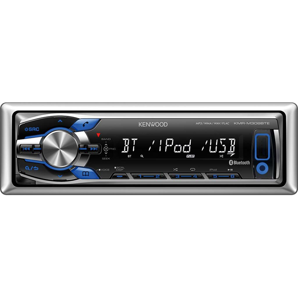 Player marin Kenwood KMR-308BTE, 4x50W, FM, USB, Aux, Bluetooth, IPod/IPhone [2]