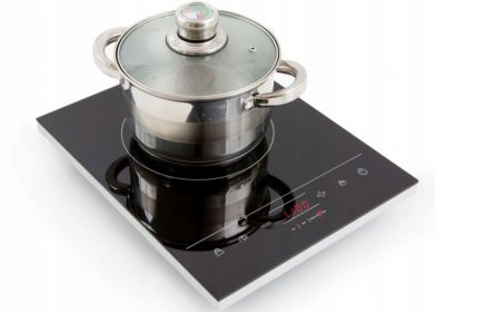Plita cu inductie MPM MKE-06, 1800W, temporizator 0 - 180 min, reglarea temperaturii 60° C - 240° C, panou tactil, afisaj LED, avertizare sonora, negru [2]
