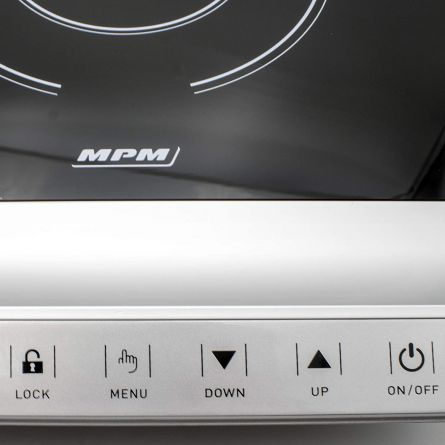 Plita cu inductie MPM MKE-12, 1800W, temporizator 0 - 180 min, reglarea temperaturii 60° C - 240 ° C, panou tactil, afisaj LED, avertizare sonora, blocarea tastelornegru [4]