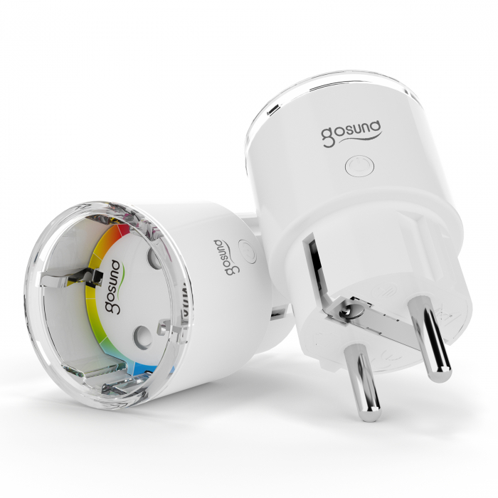 Priza inteligenta Gosund EP2, Wi-Fi, 10A, 2500W, monitorizare consum energie, Smart Life, Tuya, alb [3]