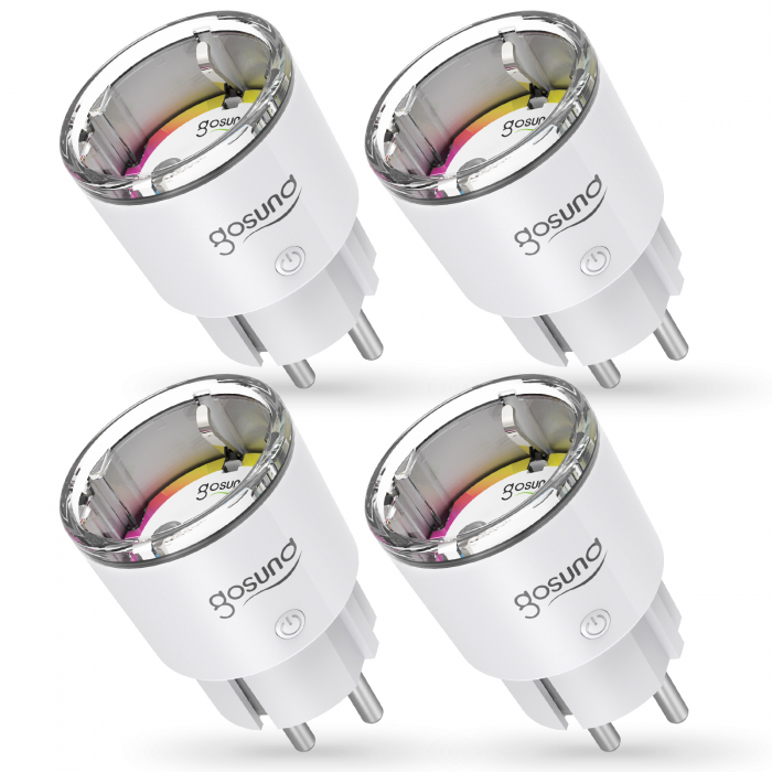 Priza inteligenta Gosund EP2, Wi-Fi, 10A, 2500W, monitorizare consum energie, Smart Life, Tuya, alb [5]