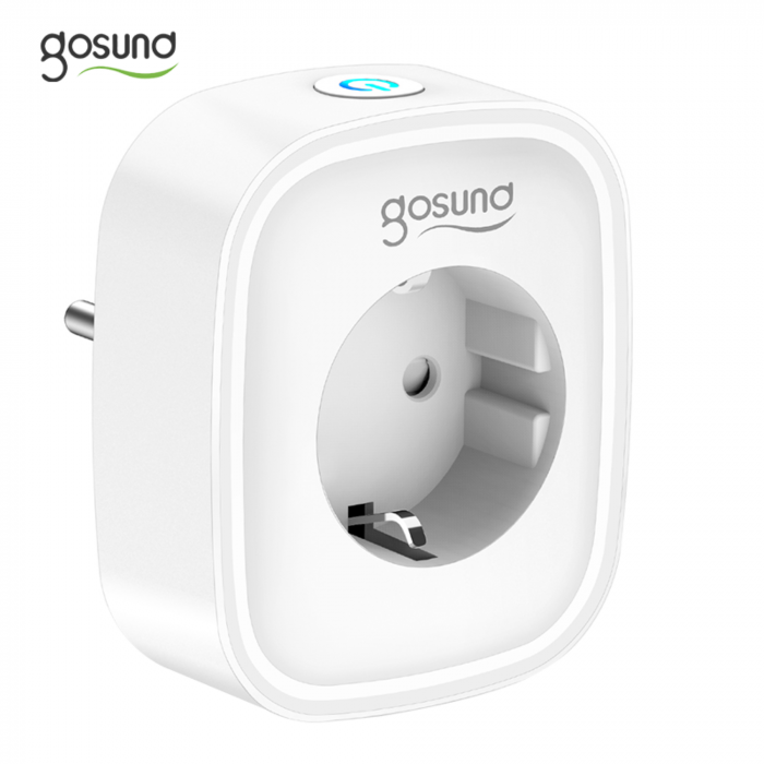 Priza inteligenta Gosund SP1, Wi-Fi, 16A, monitorizare consum energie, timer, Smart Life, Tuya, alb [2]