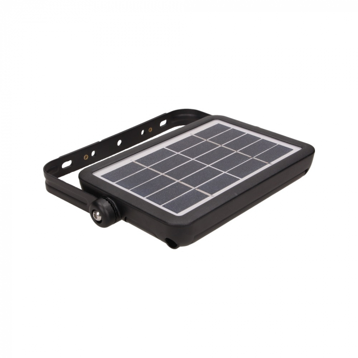Proiector ADVITI LUX AD-SL-6108BLR4, incarcare solara, 3000mAh, 5W, LED SMD, senzor de miscare 120°, 500lm, IP65, 4000K, negru [2]