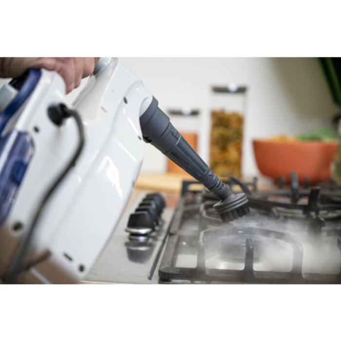 RESIGILAT Aparat de curatat cu abur Dirt Devil DD7003,1600 W, capacitate rezervor apa 280 ml, rezervor de detergent 150ml, 5 accesorii, Alb-Albastru [7]