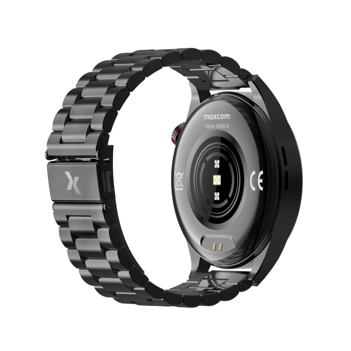 RESIGILAT Ceas Smartwatch Maxcom FW66 Iron R, ecran 1.43” AMOLED, rezolutie 466×466, 300 mAh, Apeluri, Notificari, Incarcare Rapida, Rezistent apa si praf, Ideal Pentru Monitorizarea Sanatatii, peste [5]