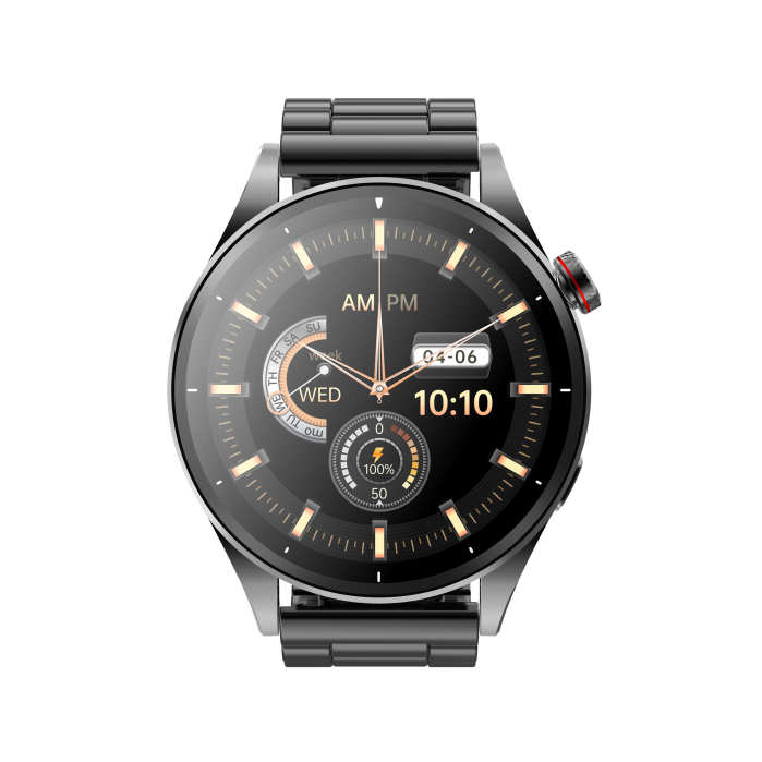RESIGILAT Ceas Smartwatch Maxcom FW66 Iron R, ecran 1.43” AMOLED, rezolutie 466×466, 300 mAh, Apeluri, Notificari, Incarcare Rapida, Rezistent apa si praf, Ideal Pentru Monitorizarea Sanatatii, peste [6]