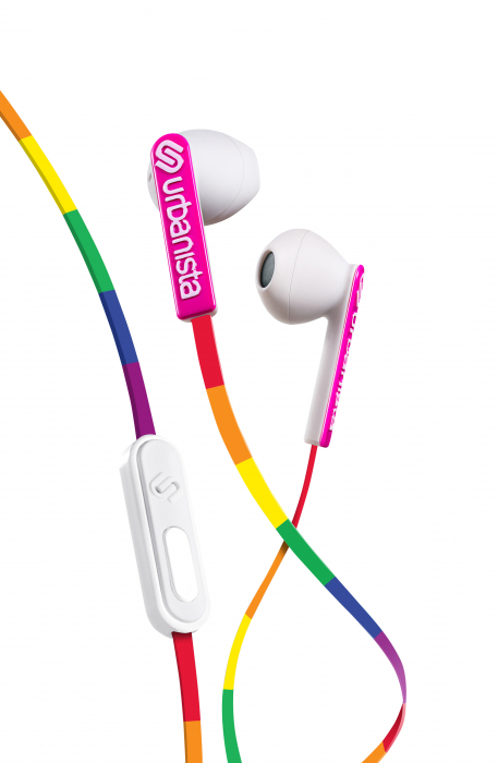 RESIGILAT Casti audio In-Ear Urbanista San Francisco, microfon, cablu 1.2 m, multicolor [5]