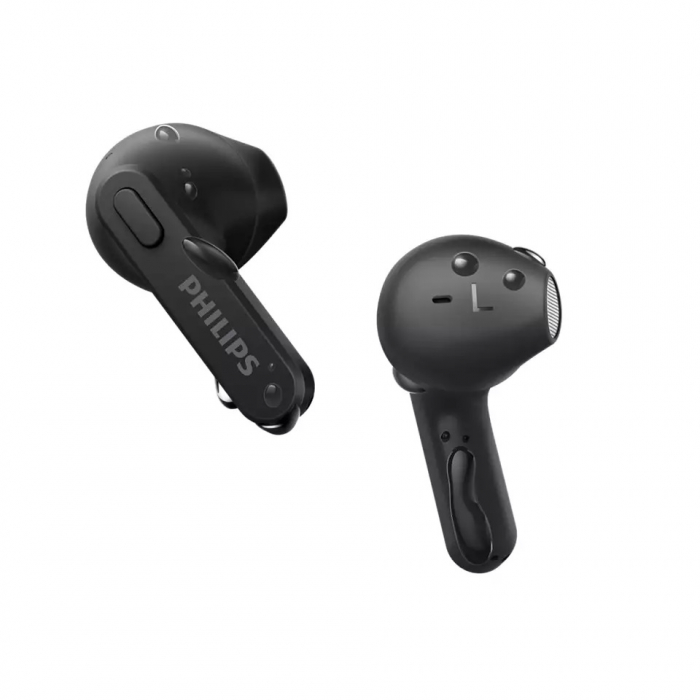 RESIGILAT Casti audio true wireless Philips TAT2236BK/00, In-Ear, Bluetooth v5, microfon incorporat, design ergonomic, IPX4, incarcare rapida, toc de incarcare, redare 6 ore, negru [5]