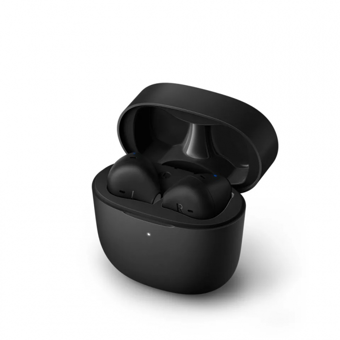 RESIGILAT Casti audio true wireless Philips TAT2236BK/00, In-Ear, Bluetooth v5, microfon incorporat, design ergonomic, IPX4, incarcare rapida, toc de incarcare, redare 6 ore, negru [3]