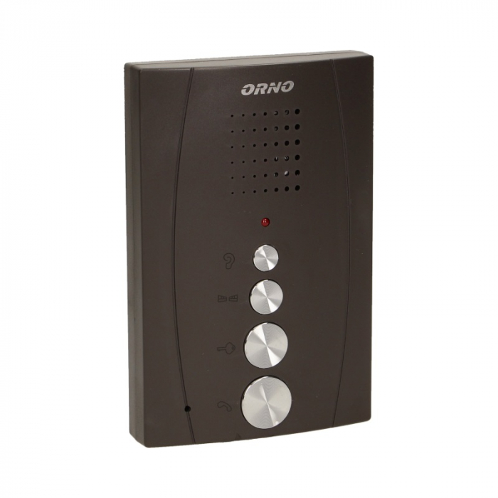 RESIGILAT Interfon pentru o familie ELUVIO ORNO OR-DOM-RE-914/B, control automat al portilor, ultra-slim, negru [2]