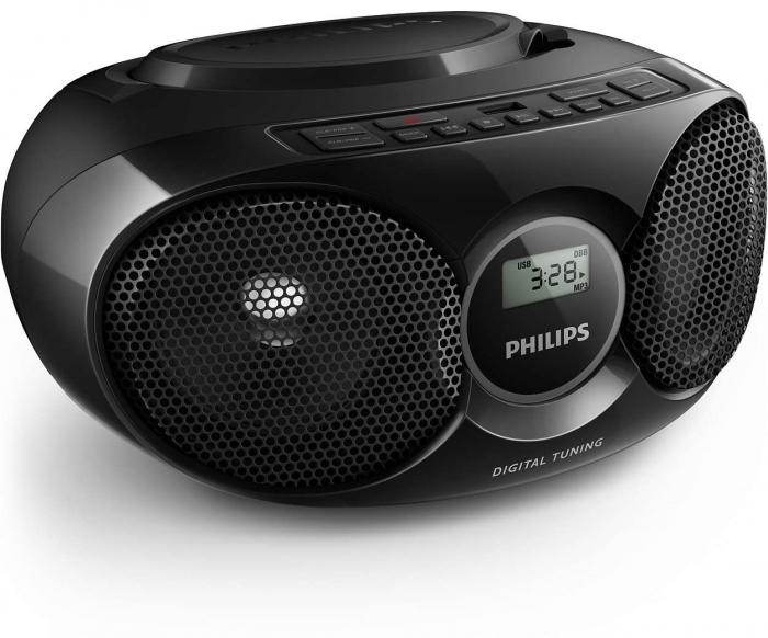 RESIGILAT Microsistem audio Philips, AZ318B/12, CD Player, tuner FM, USB, AUX, 3W [3]